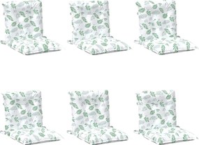 vidaXL Μαξιλάρι Εξωτερικού Χώρου 6 pcs Λευκό 100 x 50 x 7 cm Ύφασμα