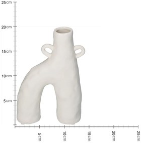 Βάζο ArteLibre Λευκό Πορσελάνη 13.7x5.9x19.9cm