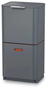 Κάδος Απορριμμάτων Totem 30062 2 Θέσεων 60Lt 39x36,6x81,4/111cm Grey Joseph Joseph Πλαστικό