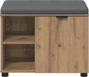 vidaXL Παγκάκι Χαλωρίου Τεχνίτικη Δρυς 60 x 38 x 46 εκ