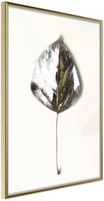 Αφίσα - Silvery Leaf - 20x30 - Χρυσό - Χωρίς πασπαρτού