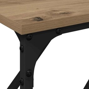 vidaXL Τραπέζι κονσόλας artisan δρυς 180 x 23 x 75 cm
