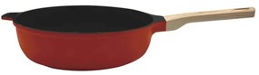 Τηγάνι Αντικολλητικό Βαθύ MJT28RG 28cm Passion Red Cookut 28cm Μέταλλο
