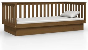 vidaXL Κρεβάτι Στοιβαζόμενο Μελί 100 x 200 εκ. από Μασίφ Ξύλο Πεύκου