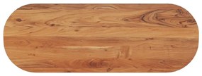 vidaXL Επιφάνεια Τραπεζιού Οβάλ 110x40x3,8 εκ. Μασίφ Ξύλο Ακακίας