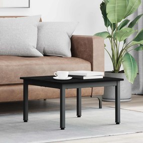 vidaXL Τραπεζάκι σαλονιού Μαύρη Οξυά 60 x 60 x 36 cm