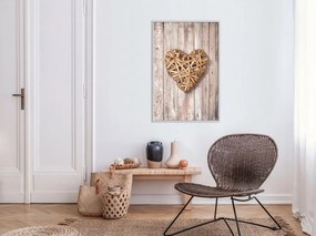 Αφίσα - Wicker Love - 20x30 - Χρυσό - Χωρίς πασπαρτού