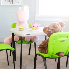 Παιδικό Tραπέζι Lifetime Λευκό Εύκαμπτο 61 x 53,5 x 61 cm Χάλυβας Πλαστική ύλη