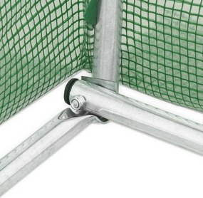 vidaXL Θερμοκήπιο 4 μ² 2 x 2 x 2 μ.