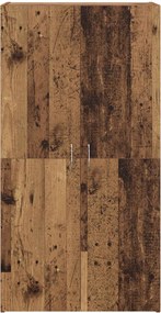 vidaXL Γραφείο Ντουλάπι Παλαιωμένο ξύλο 60 x 32 x 115 cm