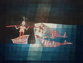 Εκτύπωση έργου τέχνης The Seafarers - Paul Klee, (40 x 30 cm)