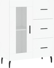 vidaXL Ντουλάπι Λευκό 69,5 x 34 x 90 εκ. από Επεξεργασμένο Ξύλο