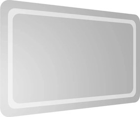 vidaXL Καθρέφτης Μπάνιου με LED 100x60 εκ.