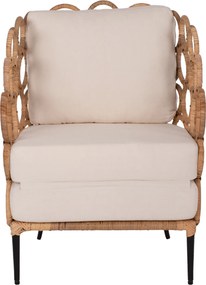 ΠΟΛΥΘΡΟΝΑ RINGER HM9341 ΑΠΟ RATTAN-ΜΕΤΑΛΛΟ ΦΥΣΙΚΟ ΧΡΩΜΑ 65x69x86Y εκ.