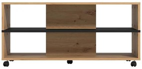 Τραπεζάκι Σαλονιού Savio Artisan - Μαύρο 101x55x48 εκ. 101x55x48 εκ.