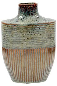 Κεραμικό Βάζο FL23763 Fylliana Πράσινο - Καφέ 21x10x31 εκ. 21x10x31 εκ.