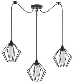 SE21-BL-B10-BL3-GR1 ADEPT PENDANT Black Metal Grid Pendant+ HOMELIGHTING 77-8748