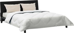 vidaXL Πάπλωμα με μαξιλάρι 3 pcs Λευκό Μικροΐνες