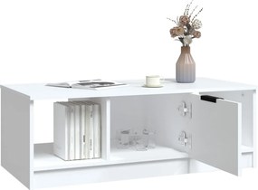 vidaXL Τραπεζάκι Σαλονιού Λευκό 102 x 50 x 36 εκ. Επεξεργασμένο Ξύλο