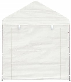 vidaXL Κιόσκι με Τέντα Λευκό 6,69 x 2,28 x 2,69 μ. από Πολυαιθυλένιο