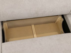 Γωνιακός καναπές Nicelo U-Καφέ Ανοιχτό