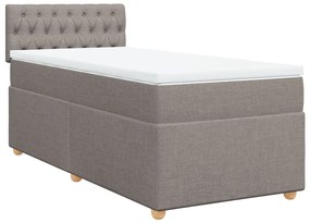 ΚΡΕΒΑΤΙ BOXSPRING ΜΕ ΣΤΡΩΜΑ TAUPE 80X200 ΕΚ. ΥΦΑΣΜΑΤΙΝΟ 3286518