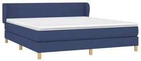 ΚΡΕΒΑΤΙ BOXSPRING ΜΕ ΣΤΡΩΜΑ ΜΠΛΕ 160X200 ΕΚ. ΥΦΑΣΜΑΤΙΝΟ 3126659