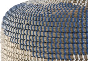 Βάζο DKD Home Decor Μπλε Φυσικό Μεσογείακός 40 x 40 x 48 cm