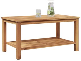 vidaXL Τραπεζάκι σαλονιού Καφέ 90 x 50 x 45 cm Μασίφ ξύλο teak