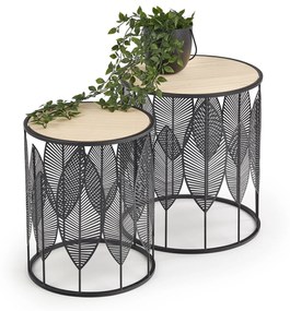 Τραπεζάκι σαλονιού FOLLA Φ33x40/Φ40x45 DIOMMI 32-011