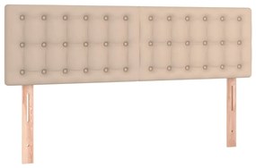 ΚΡΕΒΑΤΙ BOXSPRING ΣΤΡΩΜΑ&amp;LED ΚΑΠΟΥΤΣΙΝΟ 140X200 ΕΚ. ΣΥΝΘ. ΔΕΡΜΑ 3134230