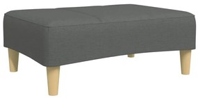 vidaXL Υποπόδιο Σκούρο Γκρι 77x55x31 εκ. Υφασμάτινο