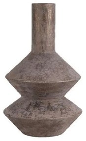 Βάζο κεραμικό μπρονζέ 21x21x36cm