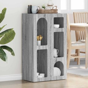 vidaXL Πλαϊνό γραφείο ELST Γκρίζο Σονομα 59 x 35 x 100,5 εκ