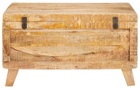 vidaXL Κουτί αποθήκευσης 70 x 35 x 40 εκ. Μασίφ ξύλο μάνγκο