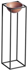 Κασπώ 247HFM1174 28x28x80cm Black-Copper Aberto Design Metal