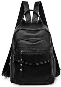 ROXXANI γυναικεία τσάντα πλάτης LBAG-0023, μαύρη