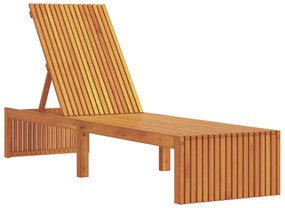 vidaXL Ξαπλώστρα 200x55x30 εκ Μασίφ ξύλο ακακίας