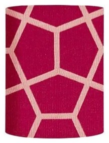 Καπέλο Φωτιστικού 1xE14 Ύφασμα Φ17,5cm Glyptic Ebb&Flow-SH101065-E-Μπορντό SH101065-E