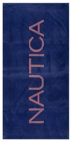 Πετσέτα Θαλάσσης Nau Branded Blue Nef-Nef Θαλάσσης 80x160cm 100% Cotton
