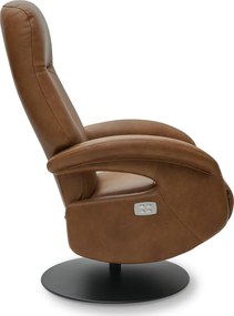 Bull Electric Recliner Brown Full Leather