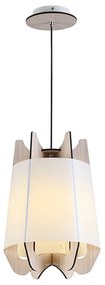 Φωτιστικό Οροφής ZM170011P White Mdf, Metal