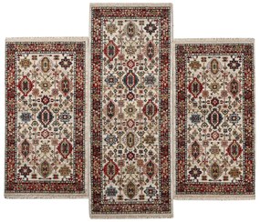 Χαλιά Κρεβατοκάμαρας (Σετ 3τμχ) Polcarpet Kazak Oriental 695 Bone Bordo
