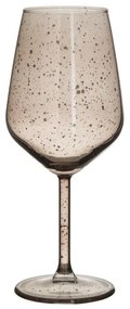 Ποτήρι Κρασιού Σετ 6τμχ Γυάλινο Μπεζ-Διάφανο CLICK 490ml 6-60-961-0072