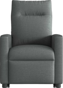 vidaXL Πολυθρόνα Ηλεκ. Ανακλινόμενη Ανύψωση Σκ. Γκρι Υφασμάτινη