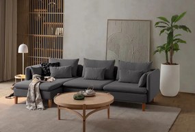 Corner Sofa Flexy Relax - Anthracite Anthracite