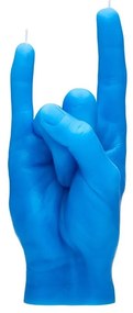 Κερί Χειρονομίας You Rock 310gr 20x8x7,5cm Blue Candle Hand Παραφίνη