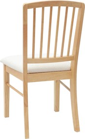vidaXL Καρέκλες φαγητού 2 pcs Φυσικό 50 x 52,5 x 91 εκ