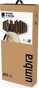 Ξύλινη Κρεμάστρα Τοίχου Umbra Picket / καρυδιά 1011471-746