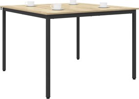 vidaXL Τραπεζαρίες 110 x 110 x 75 cm ΜΕΤΑΛΛΟ